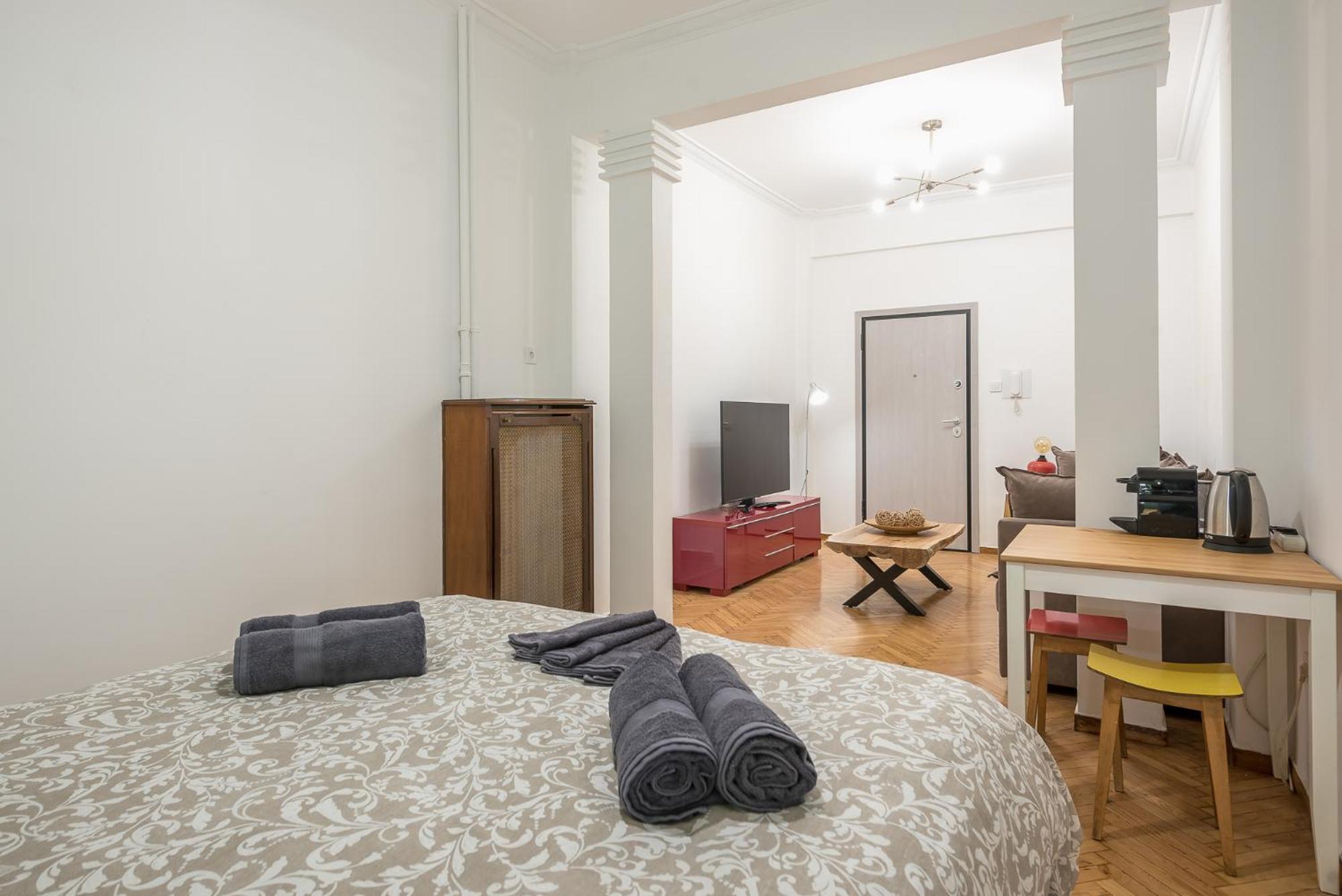 Stylish Luxury Apartment At Ampelokipi Metro Station Atene Esterno foto